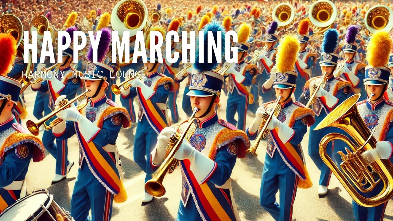 Happy Marching Band Music | Uplifting Instrumental Tunes to Brighten Your Day