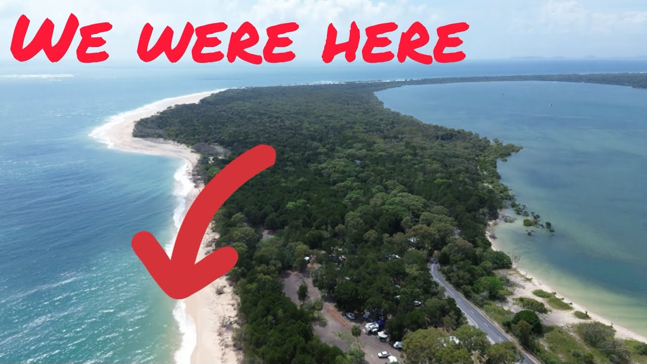 Inskip Point  Testing the Drone