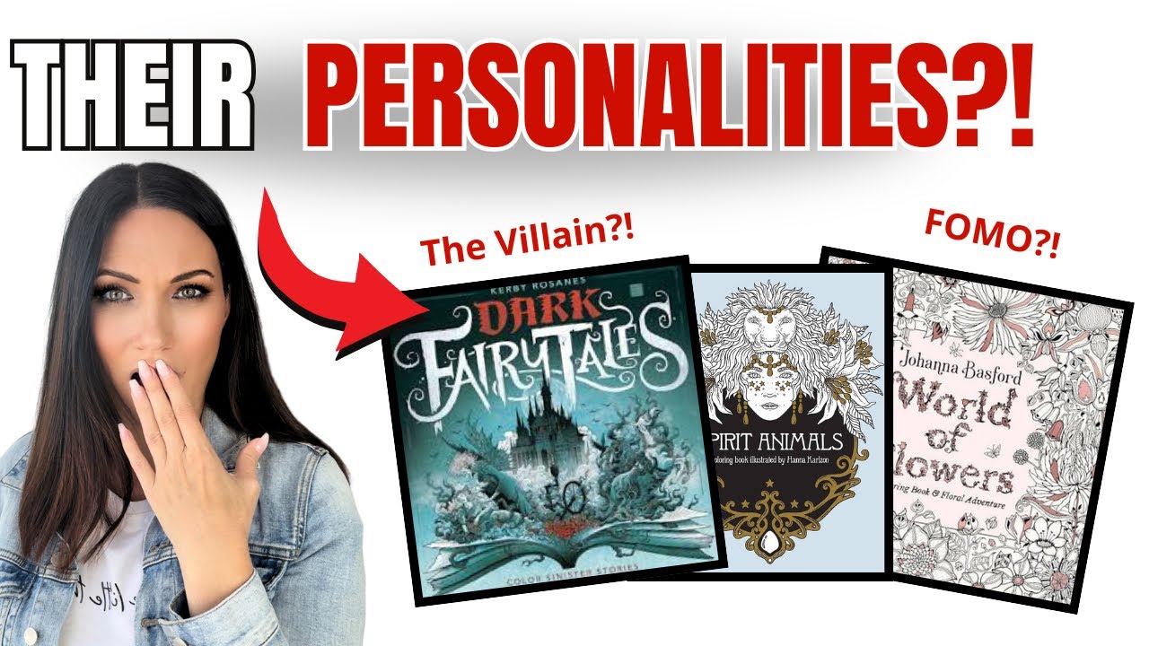 If My Colouring Books Had Personalities&hellip; 👀 | Adult Colouring