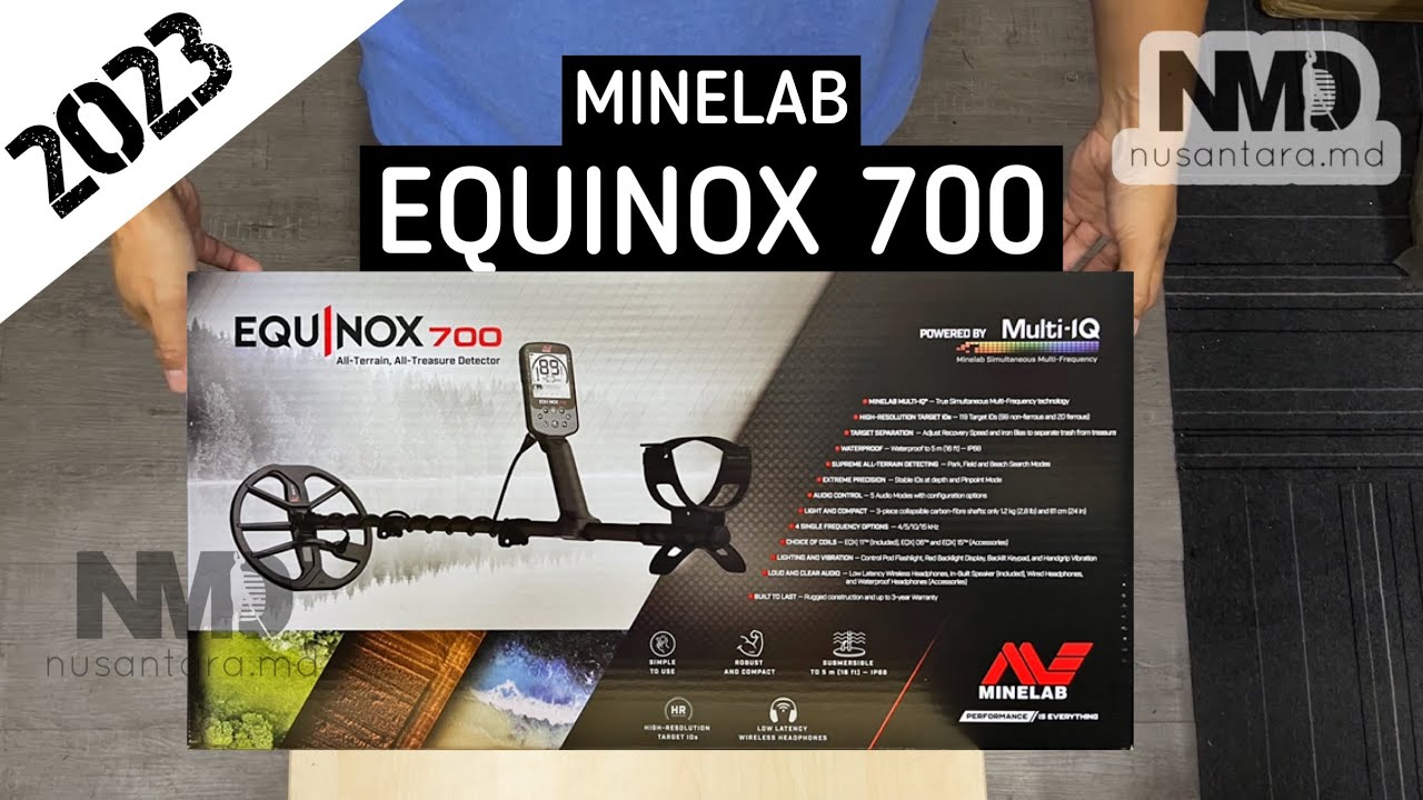 1-Minute Minelab Equinox 700 Unboxing