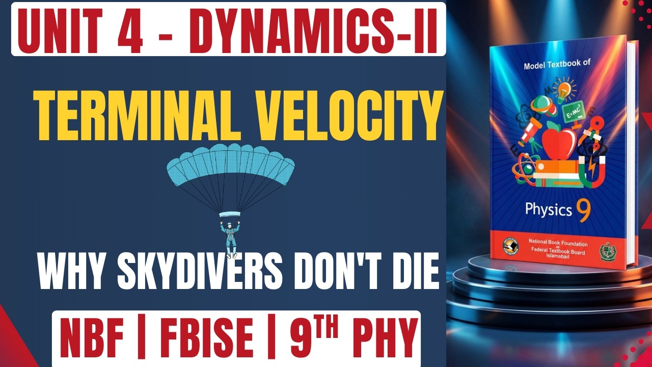 Physics Class 9 Unit 4 L-3 | Friction Complete & Parachute Jump Speed-Time Graph |FBISE New Book NBF