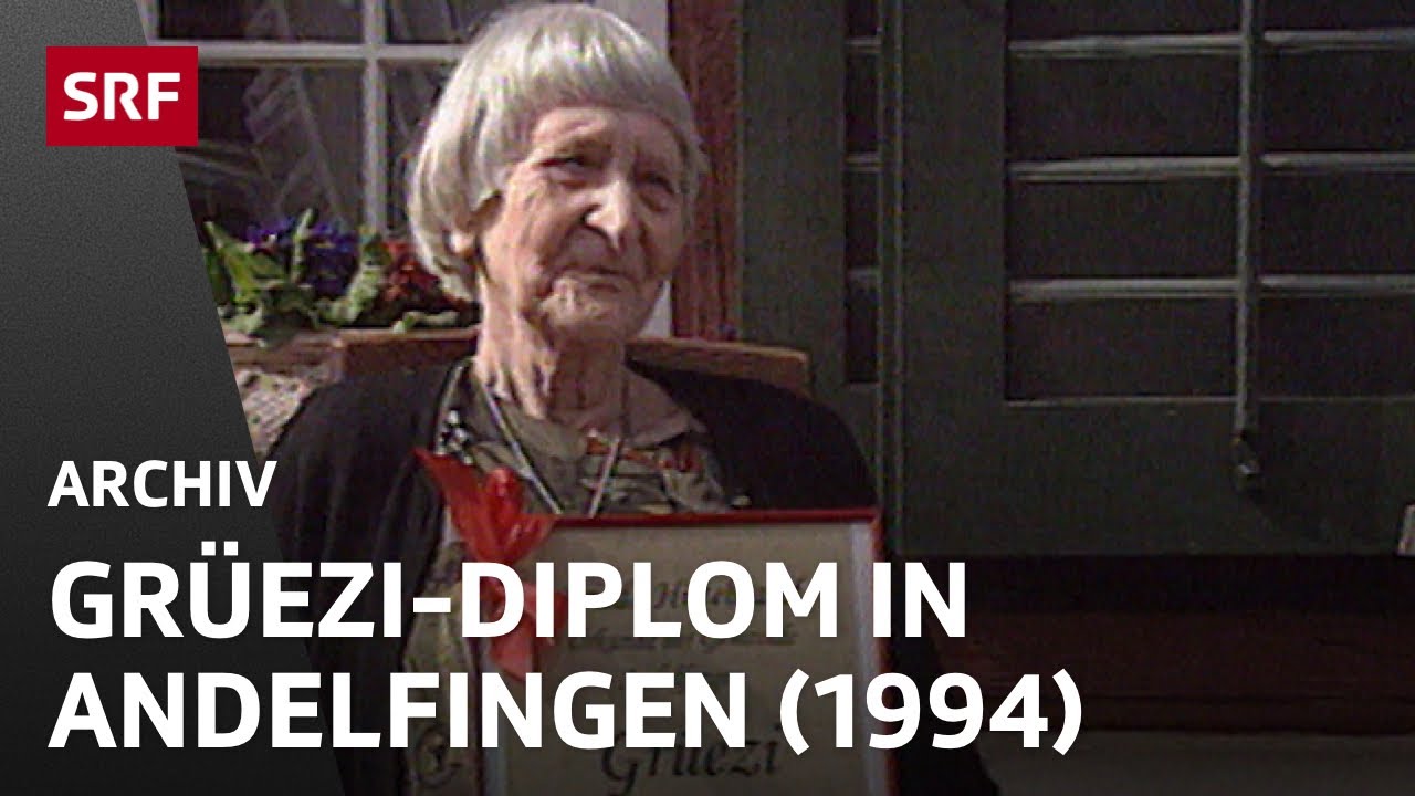 Grüezi-Diplom in Andelfingen (1994) | Alltag in der Schweiz | SRF Archiv