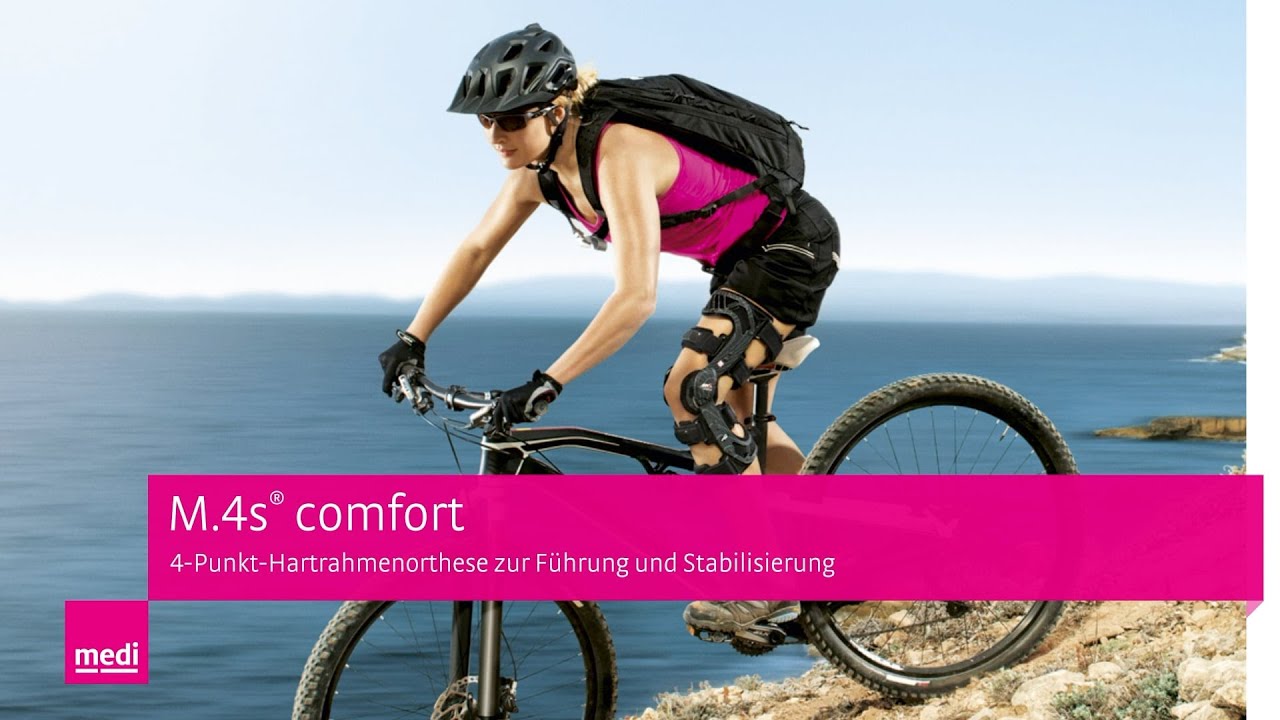 medi M.4s® comfort® 4-Punkt-Hartrahmen-Knieorthese anlegen| Anleitung für medizinisches Fachpersonal