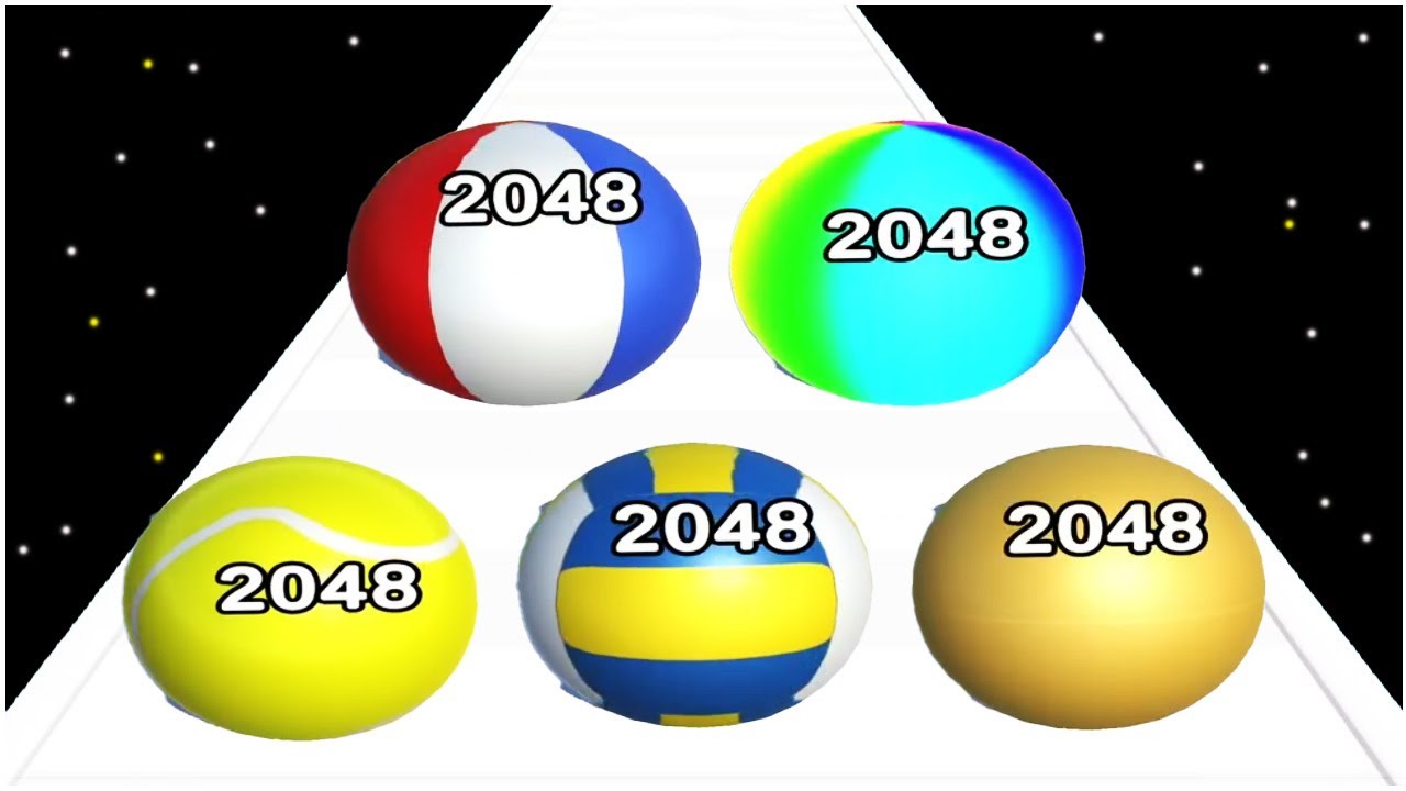 2048 Balls Fun Runner Games - Gameplay Walkthrough - Levels 1-15 (mod Arcade)