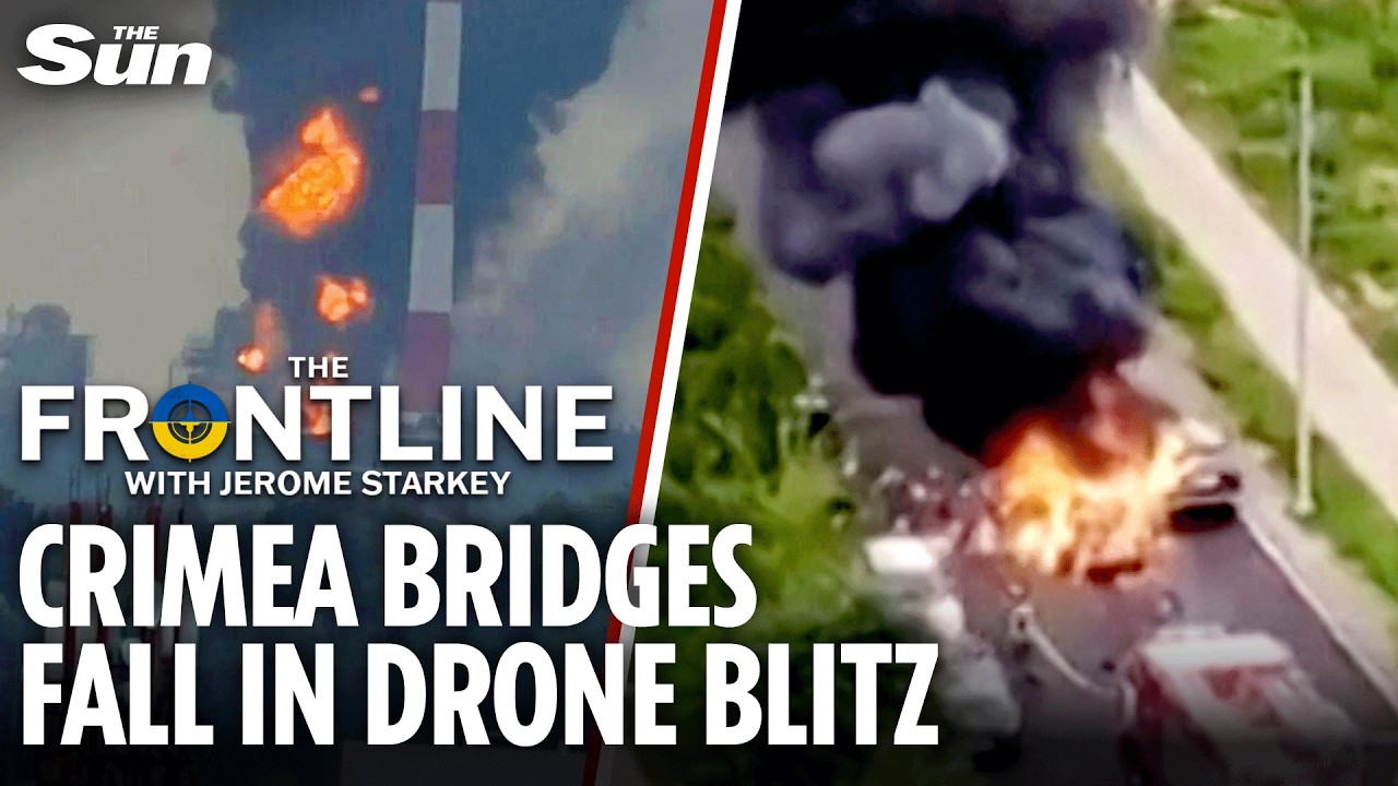 Ukraine chokes Crimea in devastating bridge attack as Konstantivkya frontline faces collapse