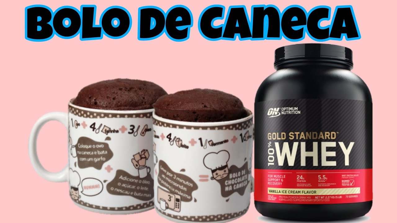 BOLO DE CANECA WHEY– FOFINHO de MICRO-ONDAS