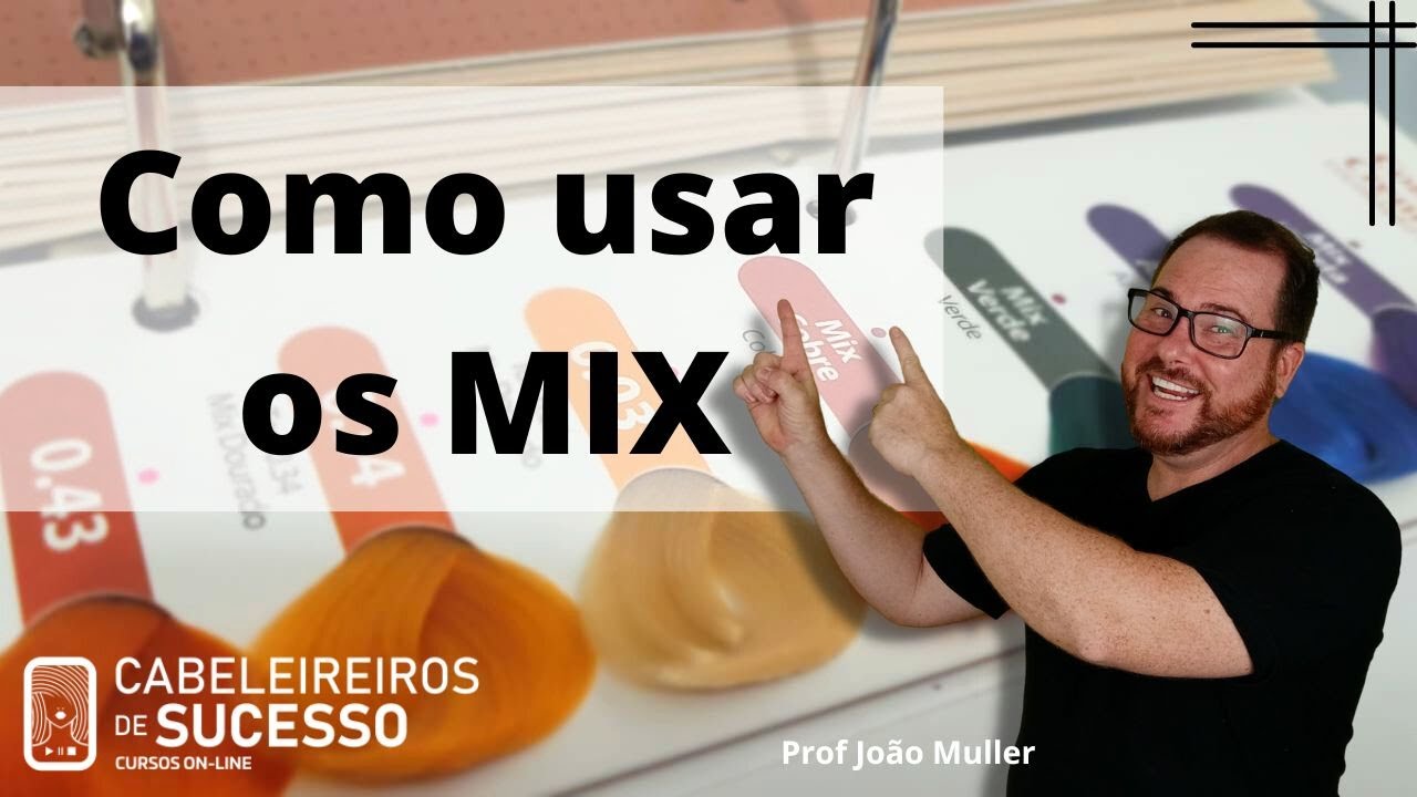 Como usar mix e corretores na coloração