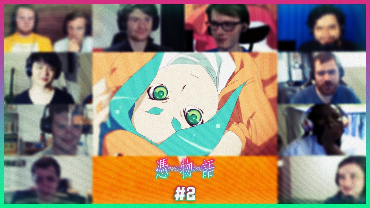 Tsukimonogatari Episode 2 Reaction Mashup