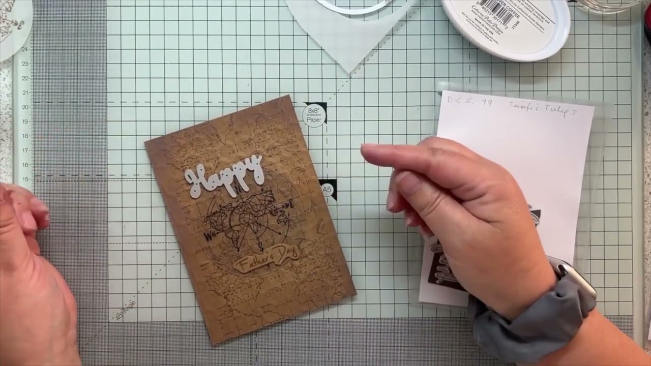 Fathers Day Map Card