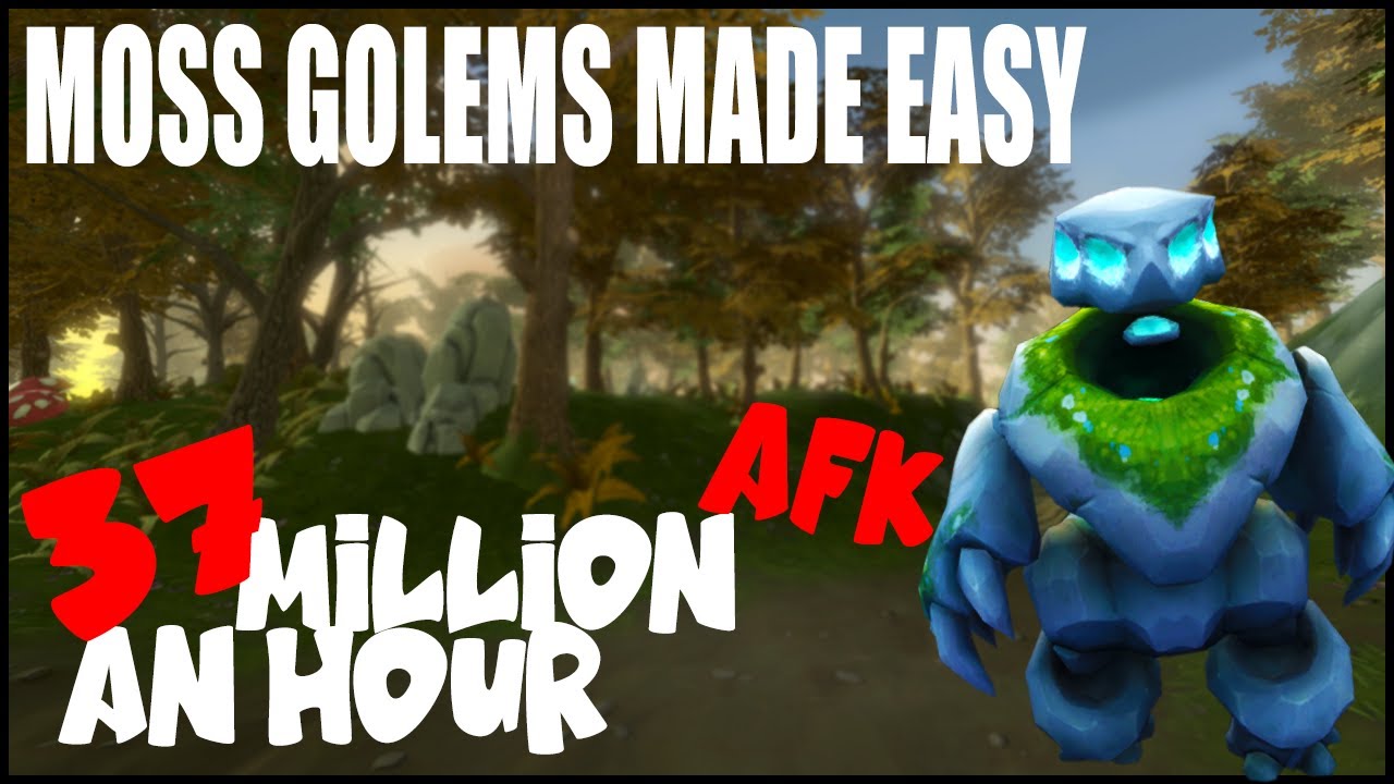 AFK MOSS GOLEMS EASILY I RUNESCAPE 3