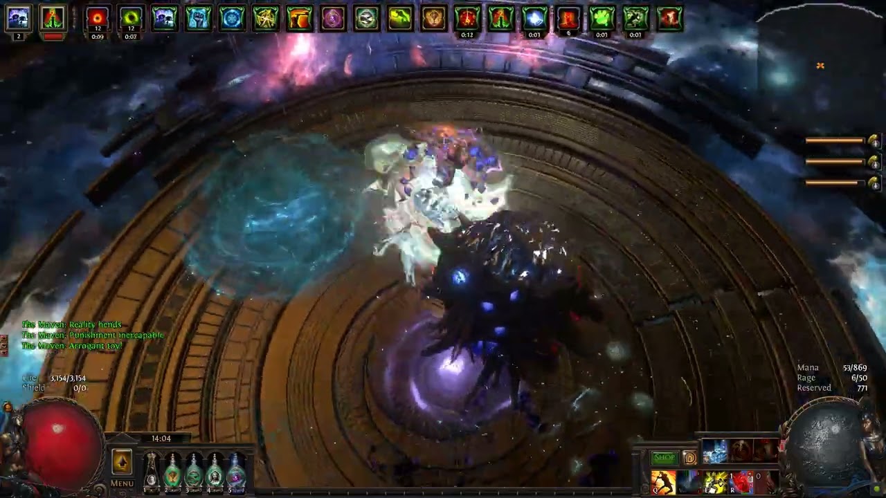 POE[3.22] How to use flicker kill maven big brain.