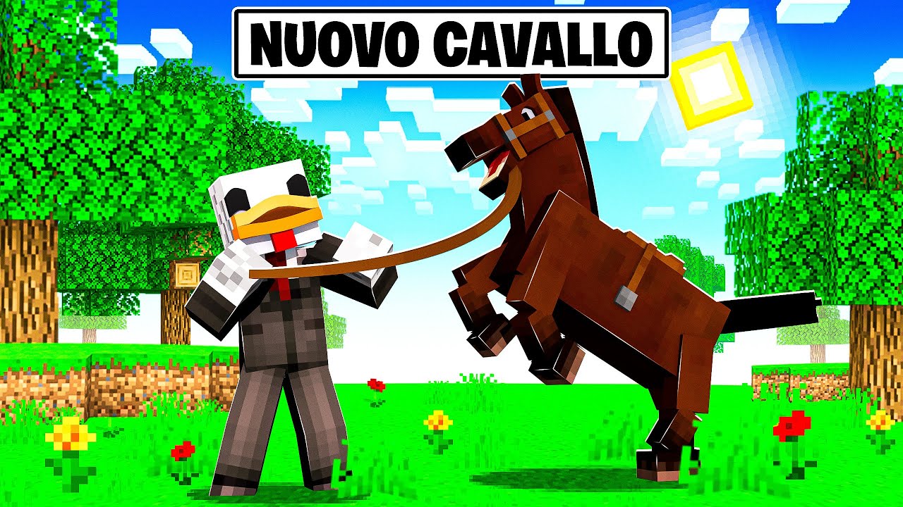 IL MIO NUOVO CAVALLO SU MINECRAFT