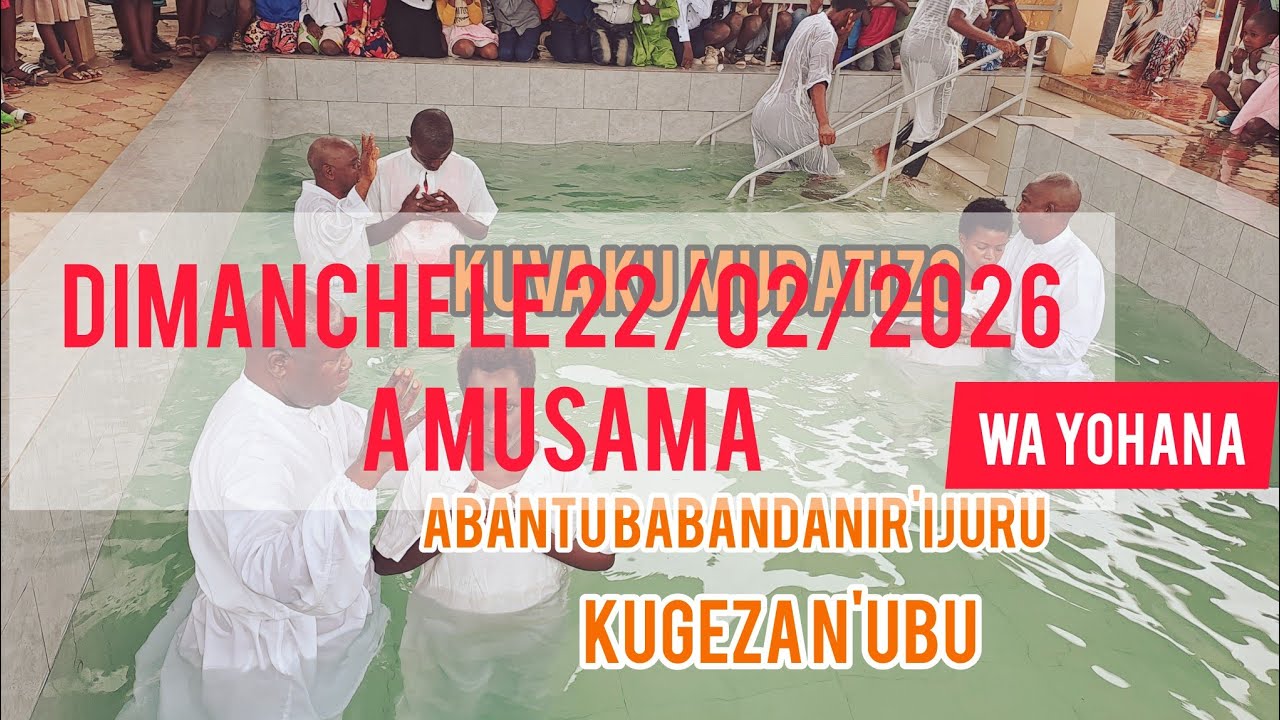 UKO URUBATIZO TWAGENZE KU RUSENGERO RWA PENTECOTE MUSAMA//MISIYONI BUJUMBURA