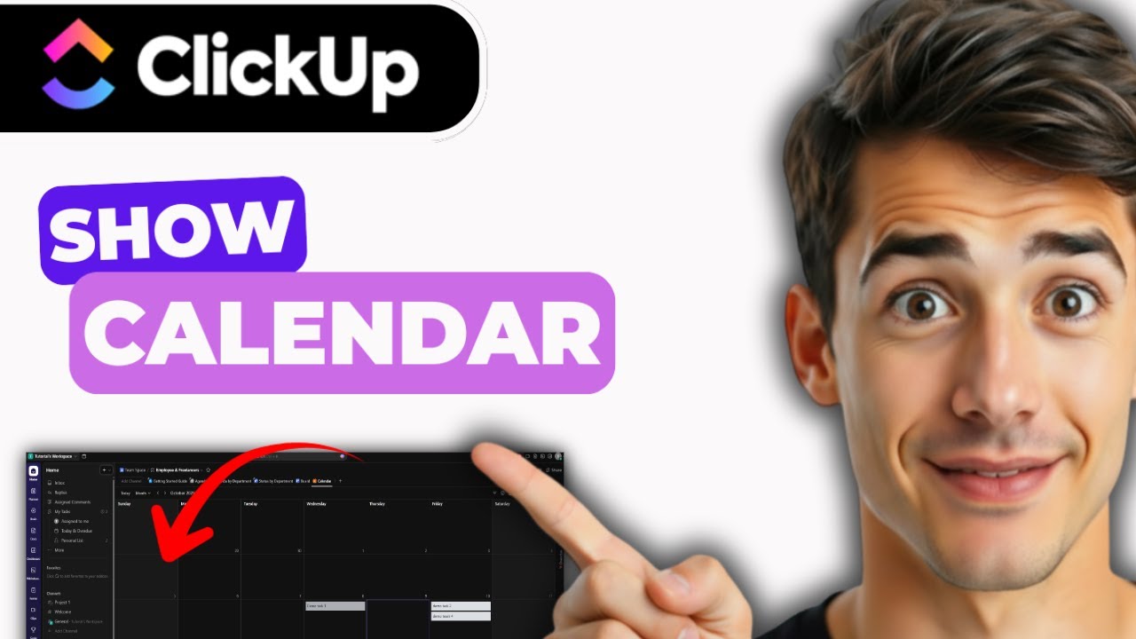 Как использовать календарный вид в ClickUp (самый простой способ) (Руководство на 2026 год)