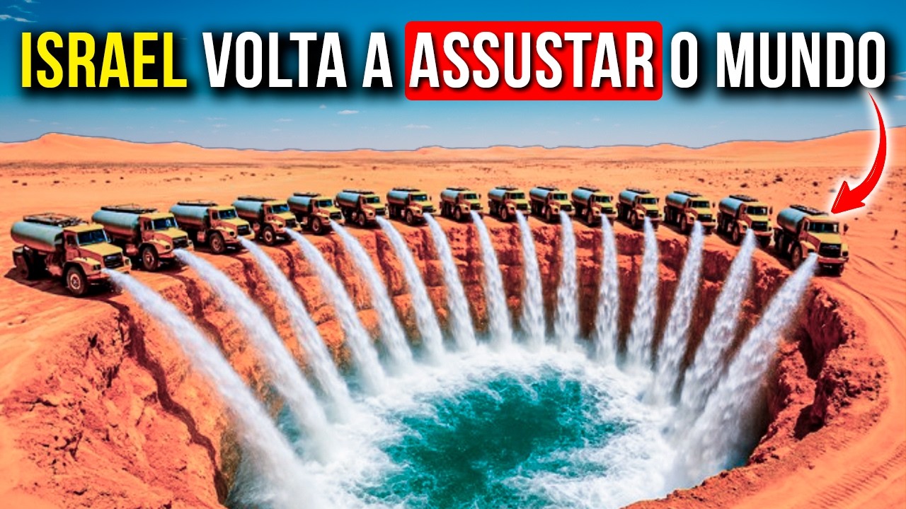 Israel DESPEJOU BILHÕES de Toneladas de Água no DESERTO… O que Aconteceu Depois CHOCOU O MUNDO TODO!