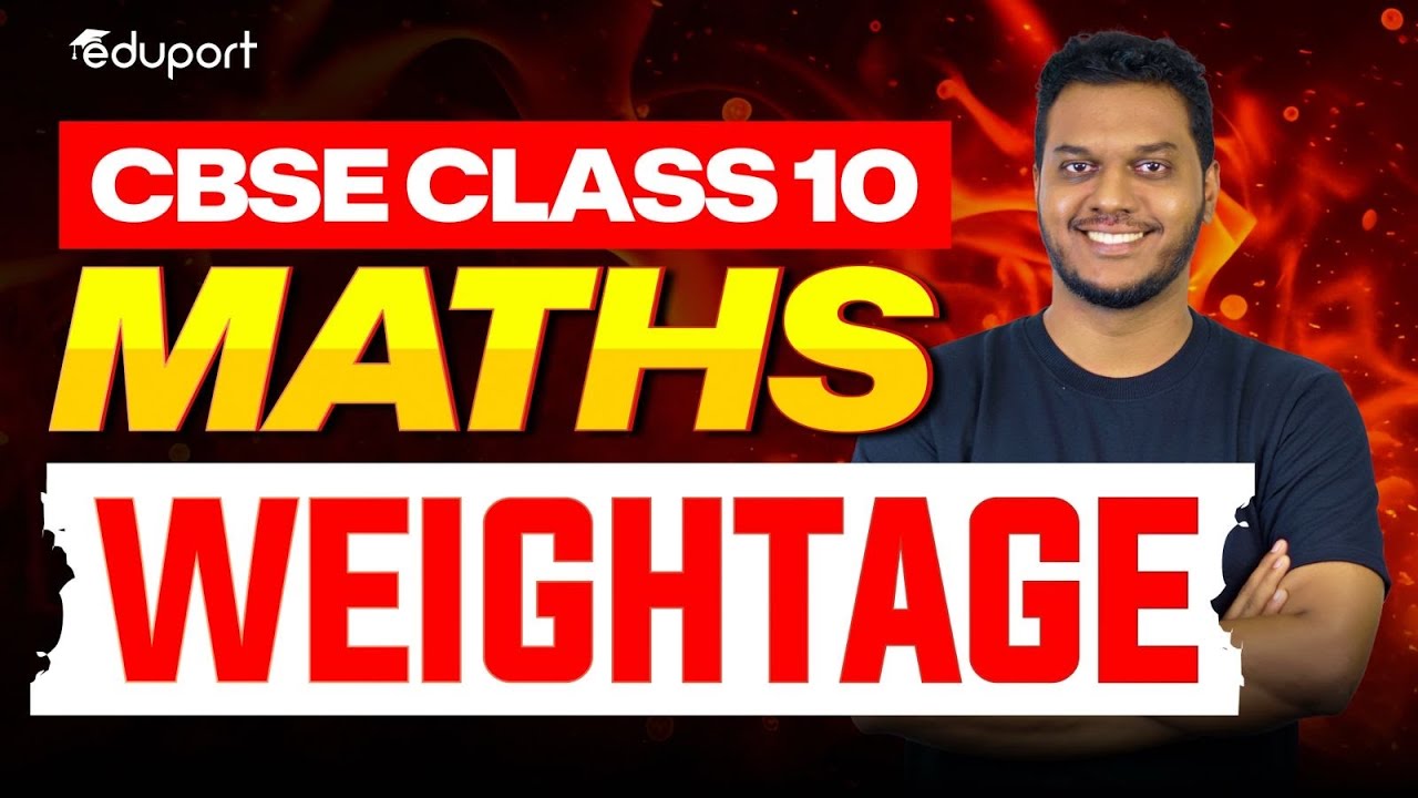 Maths Weightage | CBSE Class 10