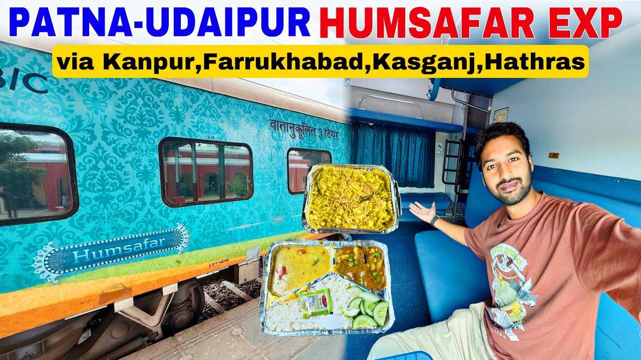 Patna Udaipur Humsafar Exp via Farrukhabad Kansganj Mathura
