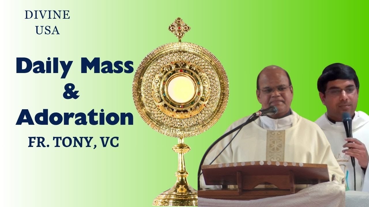 LIVE: AUGUST 1, 2025 | DIVINE USA | HOLY MASS & ADORATION | FR. TONY