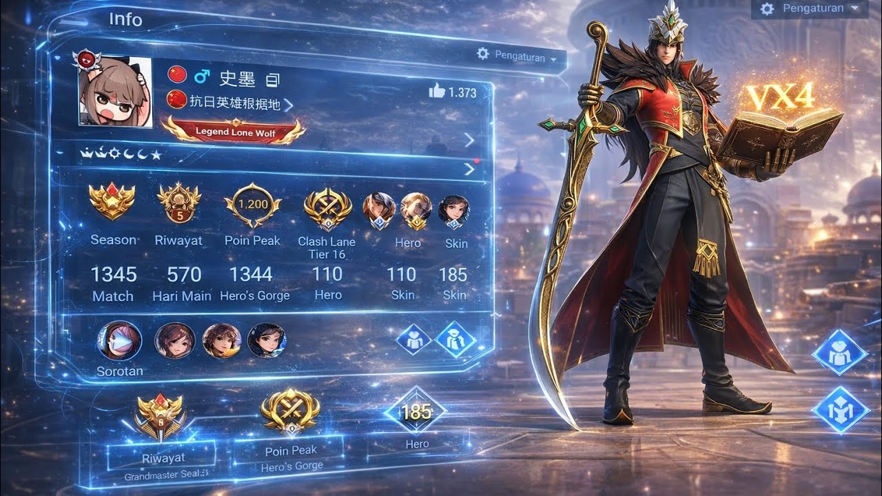 Fatih Fighter Gameplay 👑 | Kontrol Lane & Teamfight | Honor of Kings