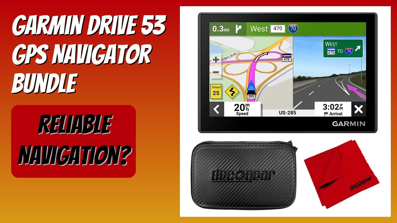 REVIEW (2026): Garmin Drive 53 GPS Navigator Bundle. Features