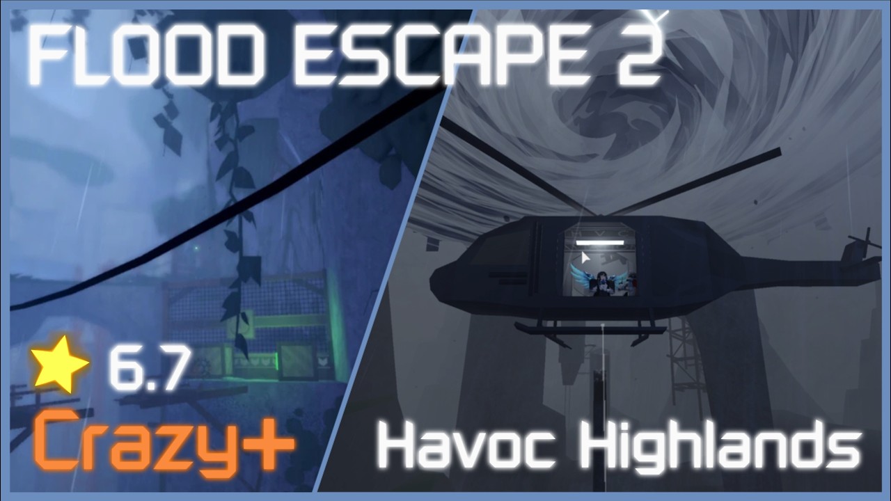 WHIRLWIND WASTELA- I mean.... Havoc Highlands | Flood Escape 2 (Roblox)