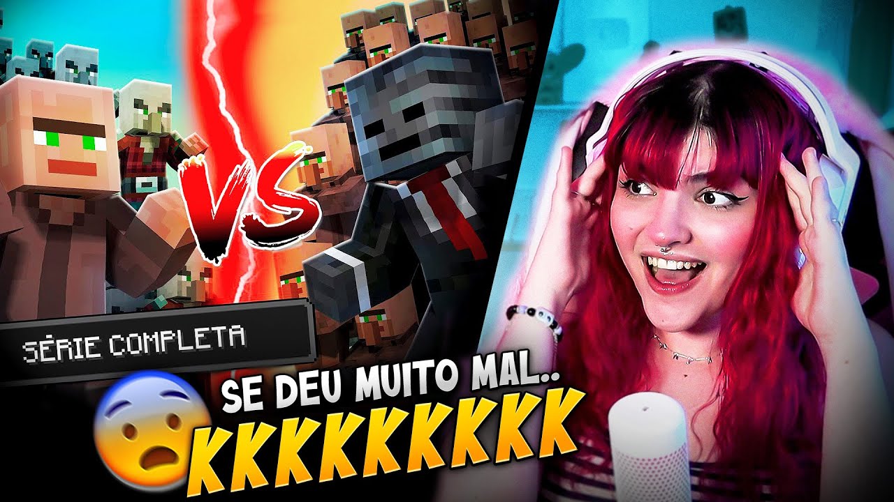 CONHECENDO GROXMC: ESSE ALDEÃO ENFRENTOU O GROXMC NO MINECRAFT!!😱 (Série Completa)