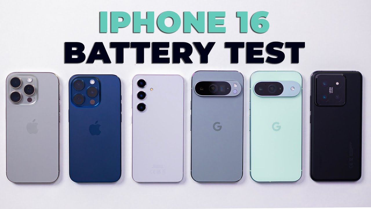 iPhone 16 Pro против Pixel 9 Pro против Galaxy S24: тест аккумулятора (версия для маленьких телеф...