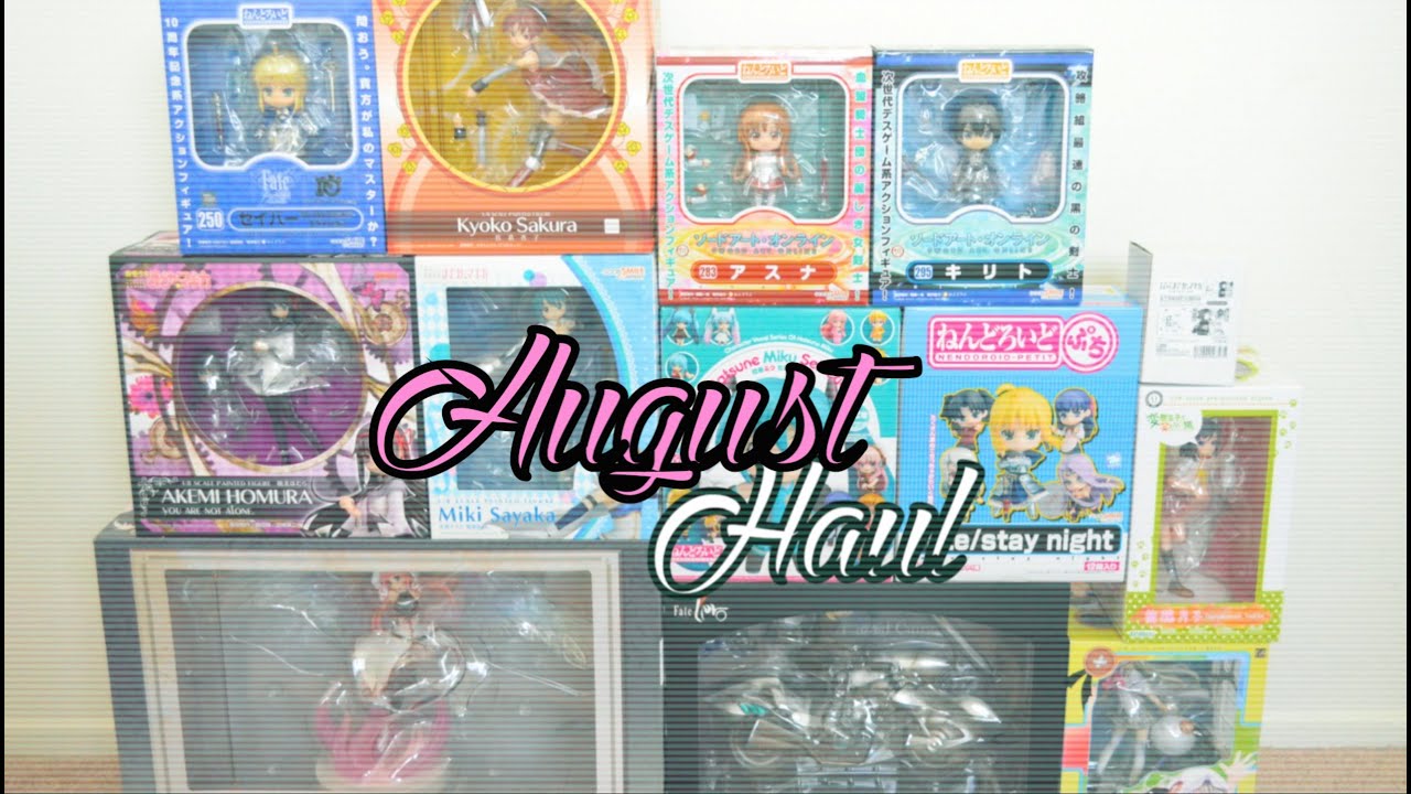 August Anime Figure Haul
