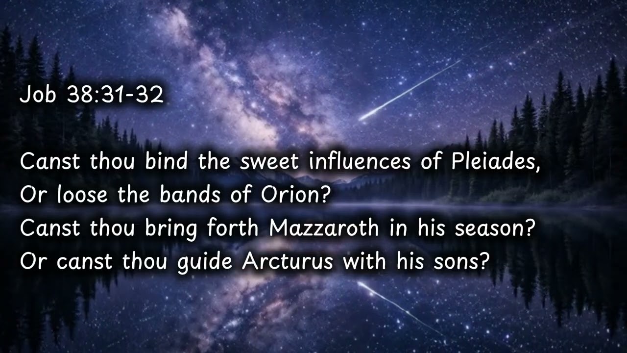 Hidden Manna | Job 38:31–32 | The Voice Above the Stars | Worship Instrumental