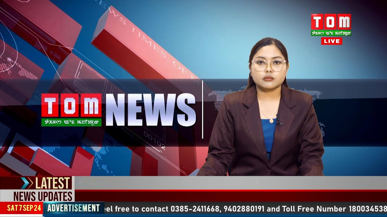 LIVE | TOM TV 3:00 PM MANIPURI NEWS, 19 OCT 2024