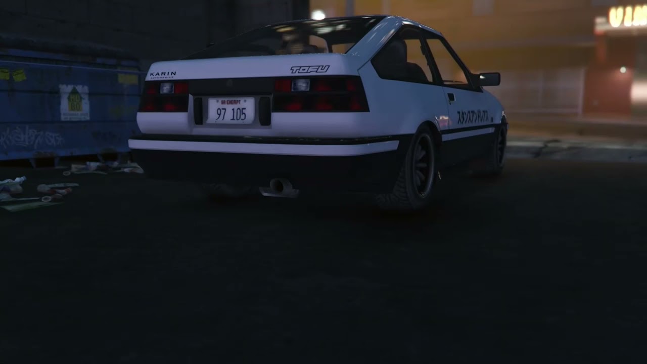 “Delivery Girl” (Touge Gta5) Initial D Parody