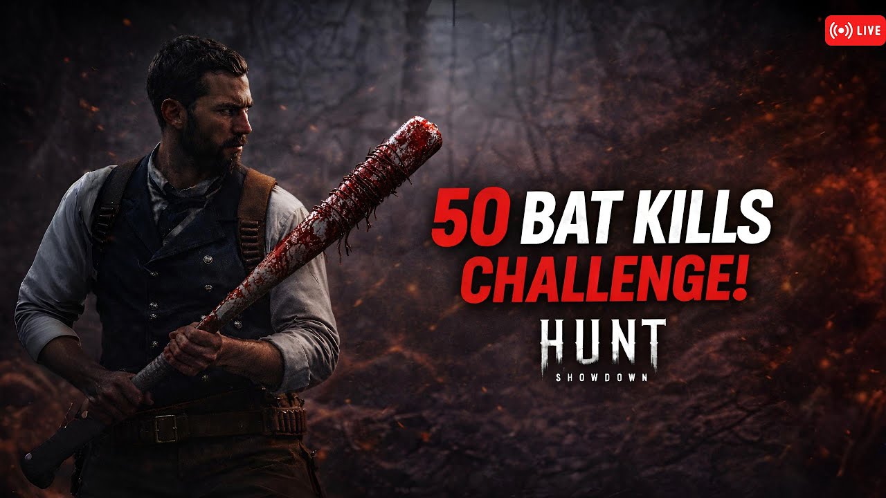 🔴50  BAT KILL CHALLENGE | HUNT SHOWDOWN | #hunthowdown #hindi