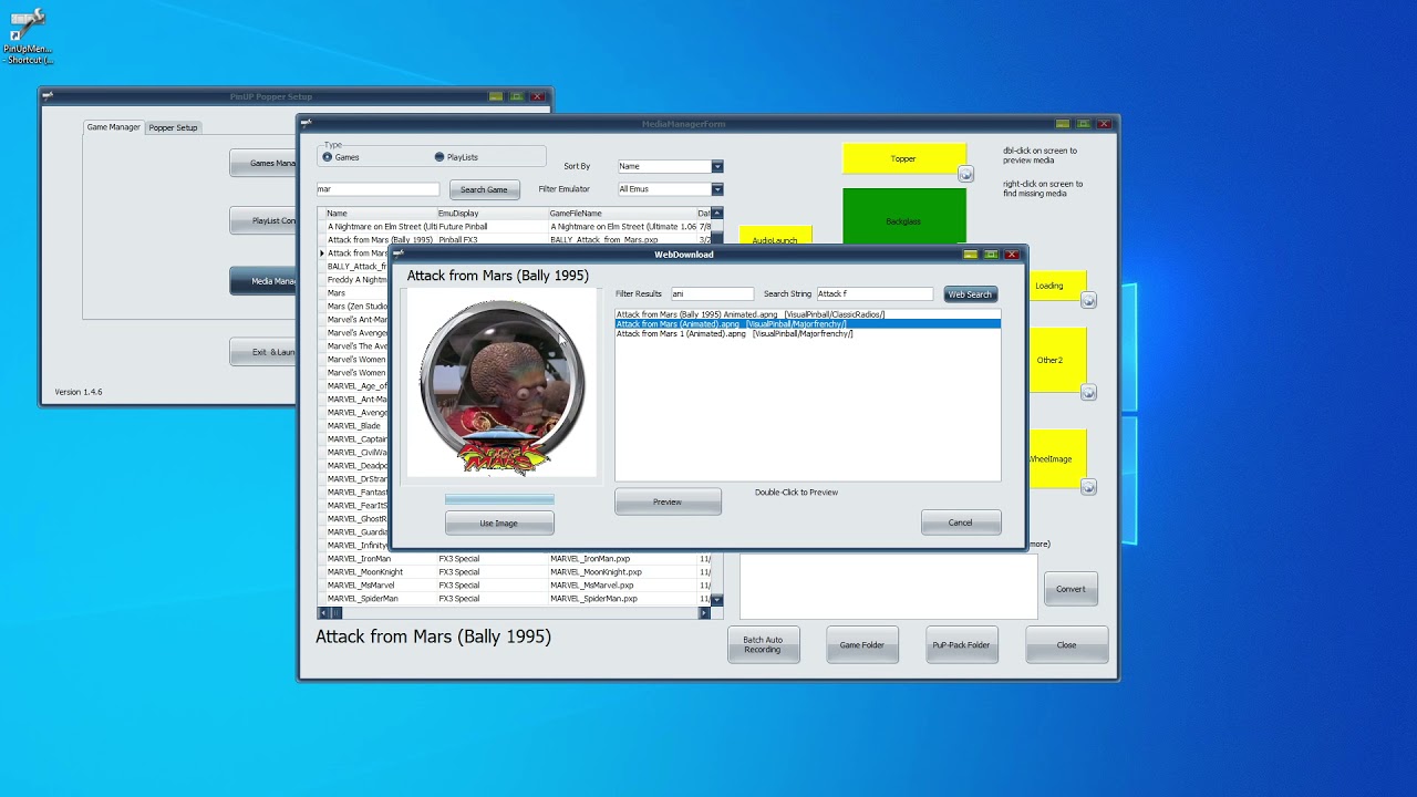 Animated PNG Wheels.  How to setup and use in Popper.