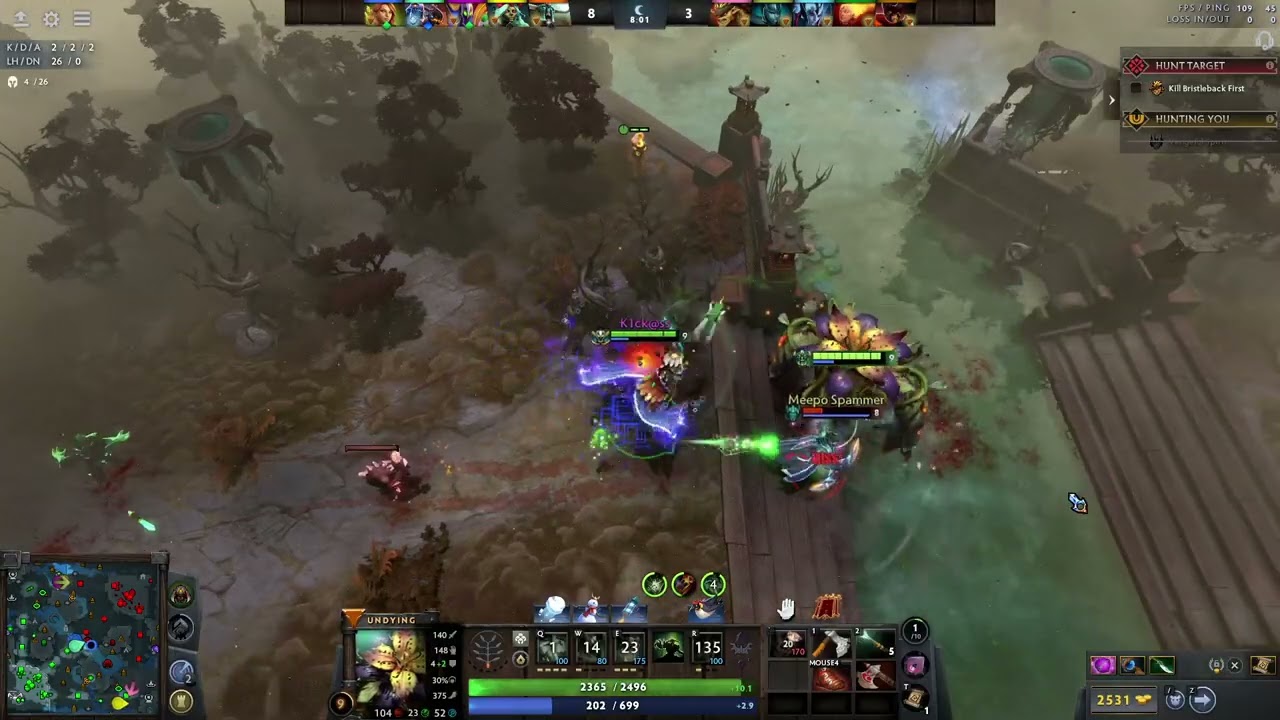 Dota 2 undying (facet: Rotting Mitts) turbo