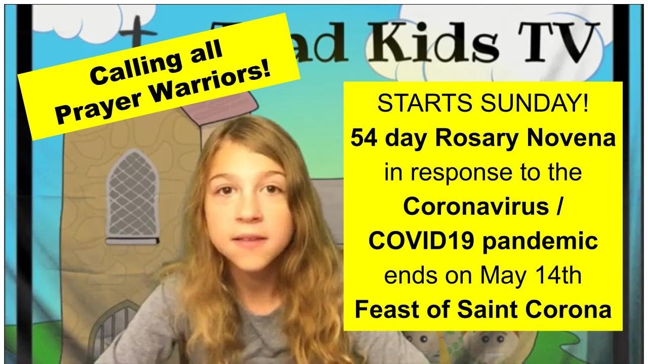 54 Day Rosary Novena in Response to the Coronavirus Pandemic