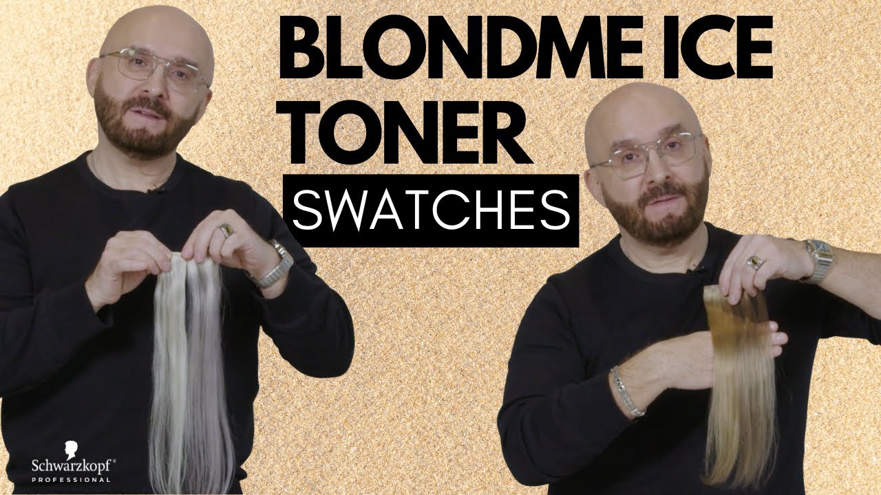 BLONDME ICE TONER ❄ Свотчи на уровнях 8, 9 и 10 | Schwarzkopf Professional