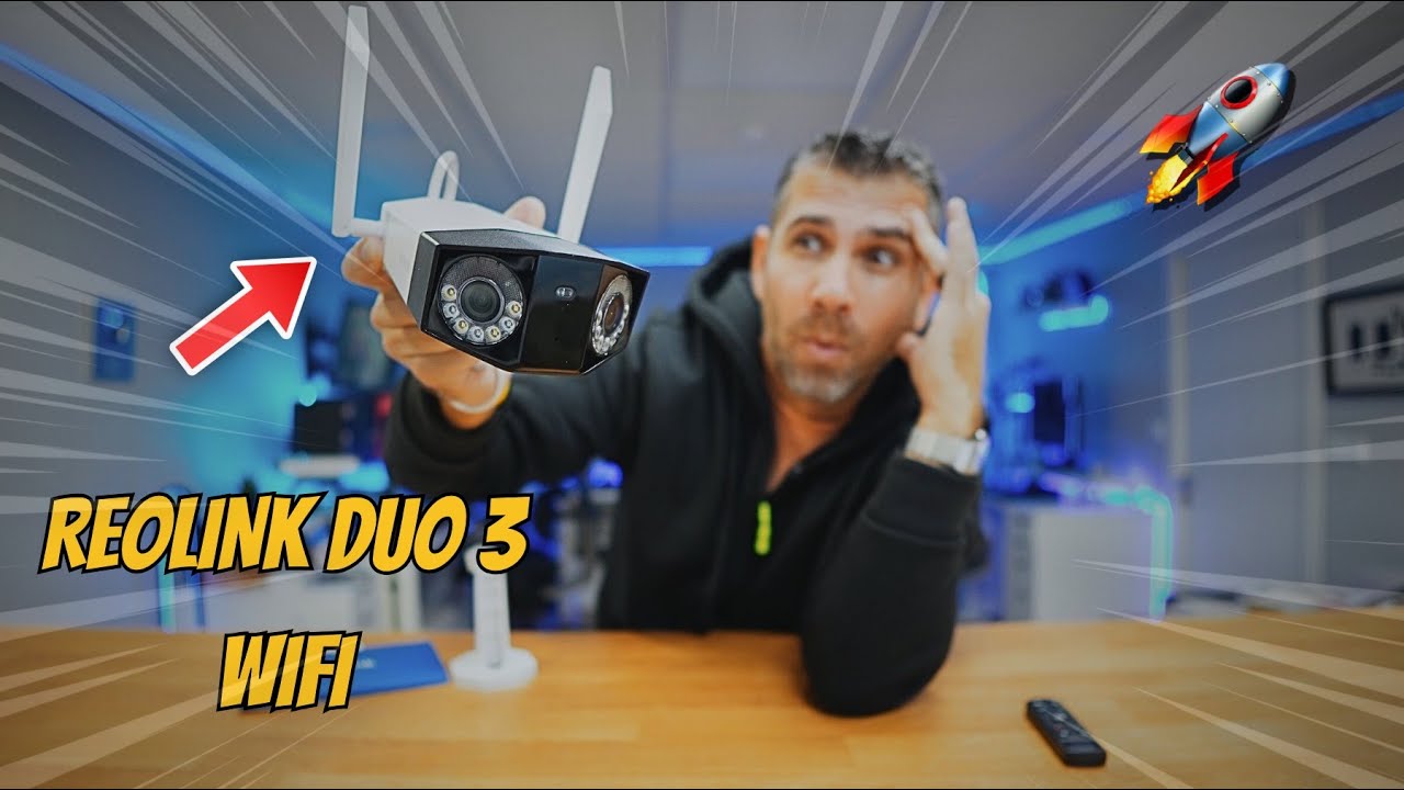 🔥 Reolink Duo 3 WiFi 🚀 Câmara UltraWide 180º para o teu Quintal