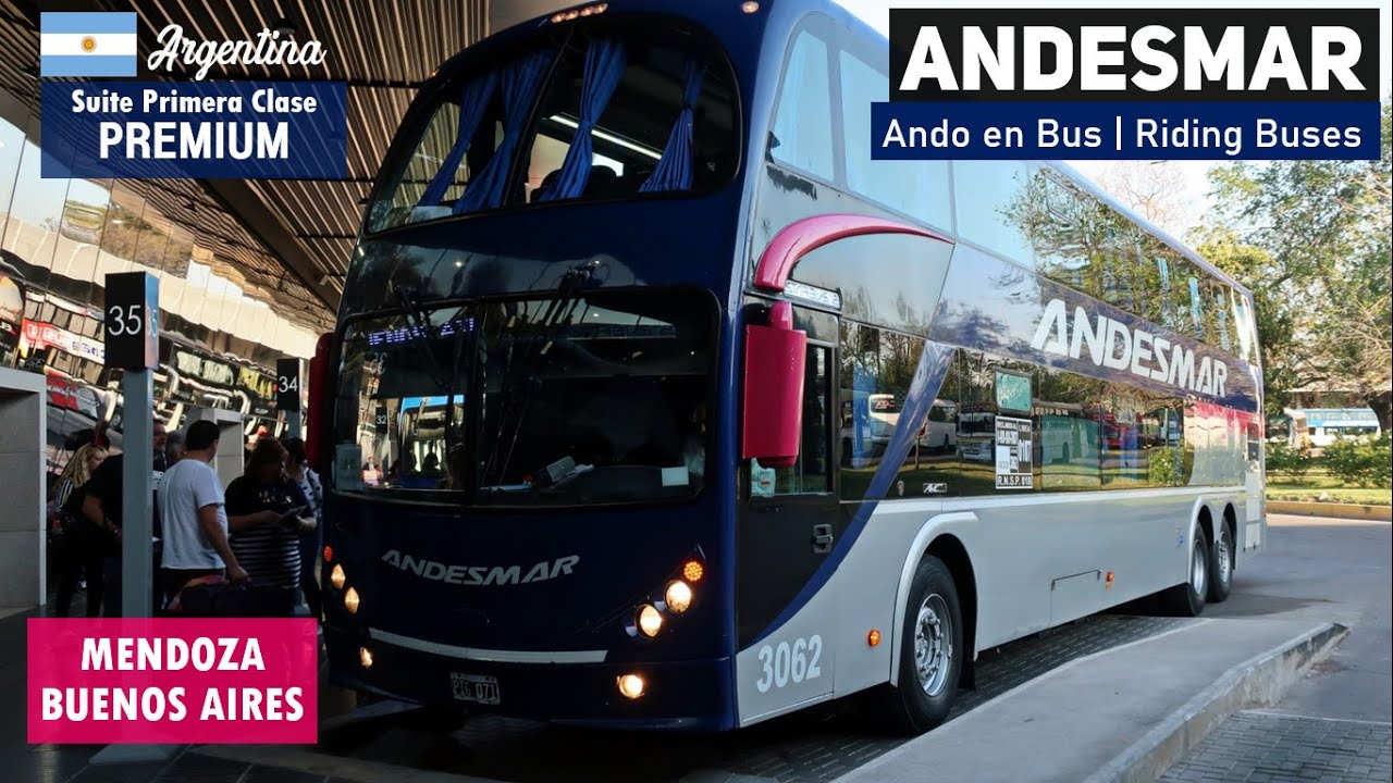 Роскошная поездка в МЕНДОЗА БУЭНОС-АЙРЕС на автобусе ANDESMAR SUITE FIRST CLASS