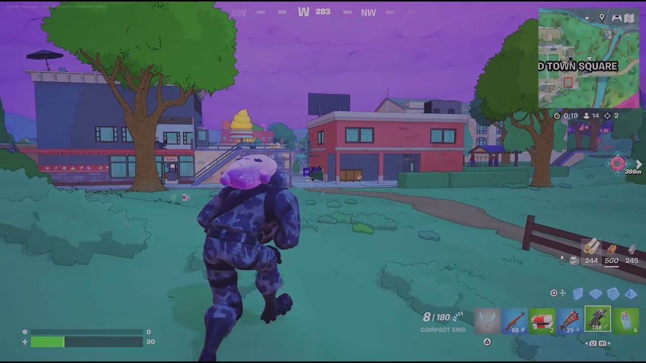 Mad Maddie wins Victory Royale with Ned Flanders in Simpsons Fortnite