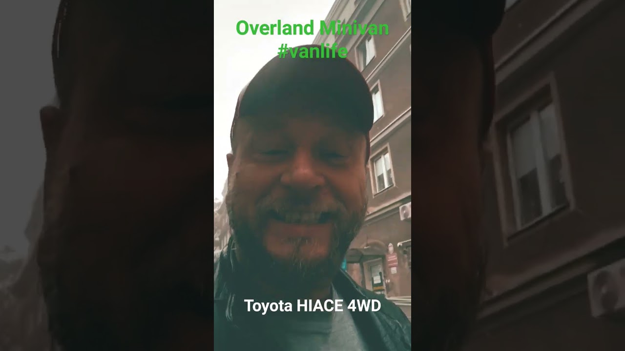 Van 4x4 Toyota HIACE do  biwak&oacute;w w terenie #vanlife #overland #toyota #samochody  #johnnyrebyoutube
