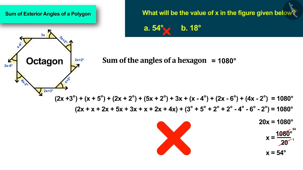 Sum of the exterior angles of a polygon | Part 3/3 | English | Class 8