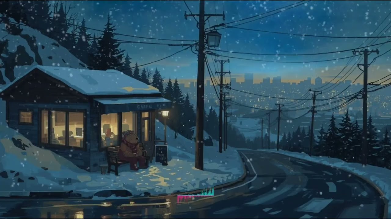 Lofi Chill and Relaxation with Capybara for a Tranquil Day ❄️ Soft and Calm Lofi Beats