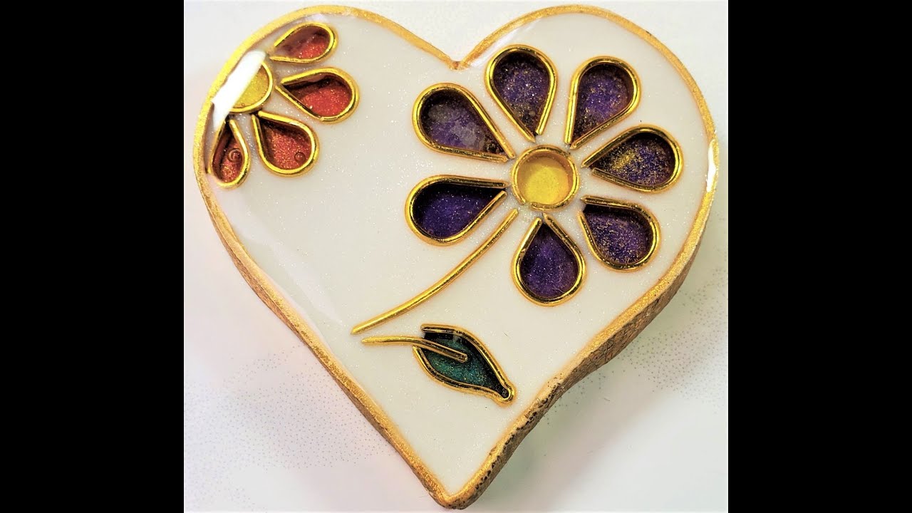 Easy Faux Cloisonne with Liquid Clay by Angela Thompson