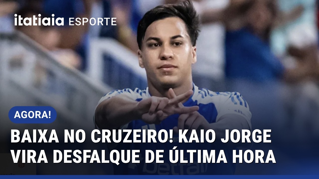 KAIO JORGE VIRA DESFALQUE DE &Uacute;LTIMA HORA NO CRUZEIRO; QUEM JOGA?