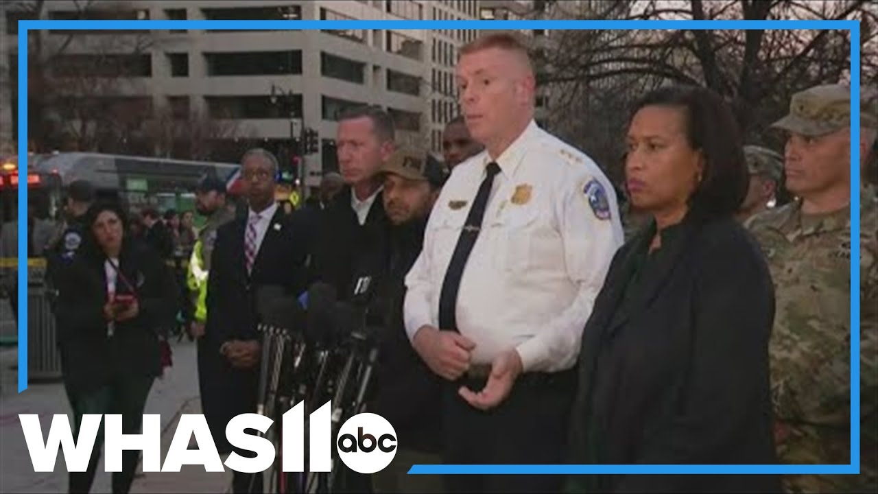 Two National Guard members shot near White House, suspect in custody
