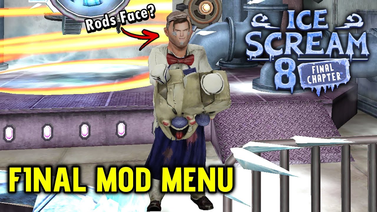 Ice Scream 8 Final Chapter - Will we finally see Rod's Face in the Final Mod Menu?