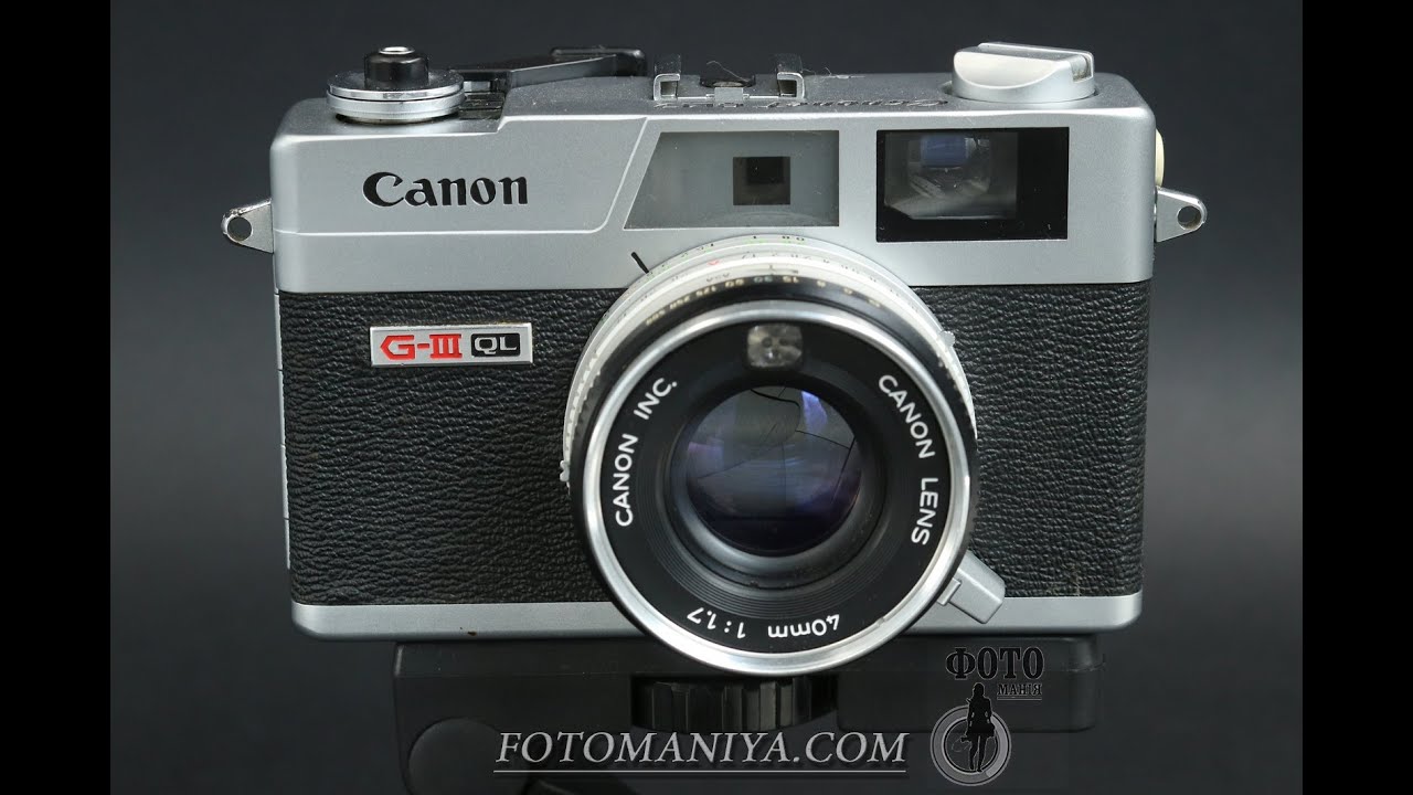 Canon Canonet ql-17 - детально про модель