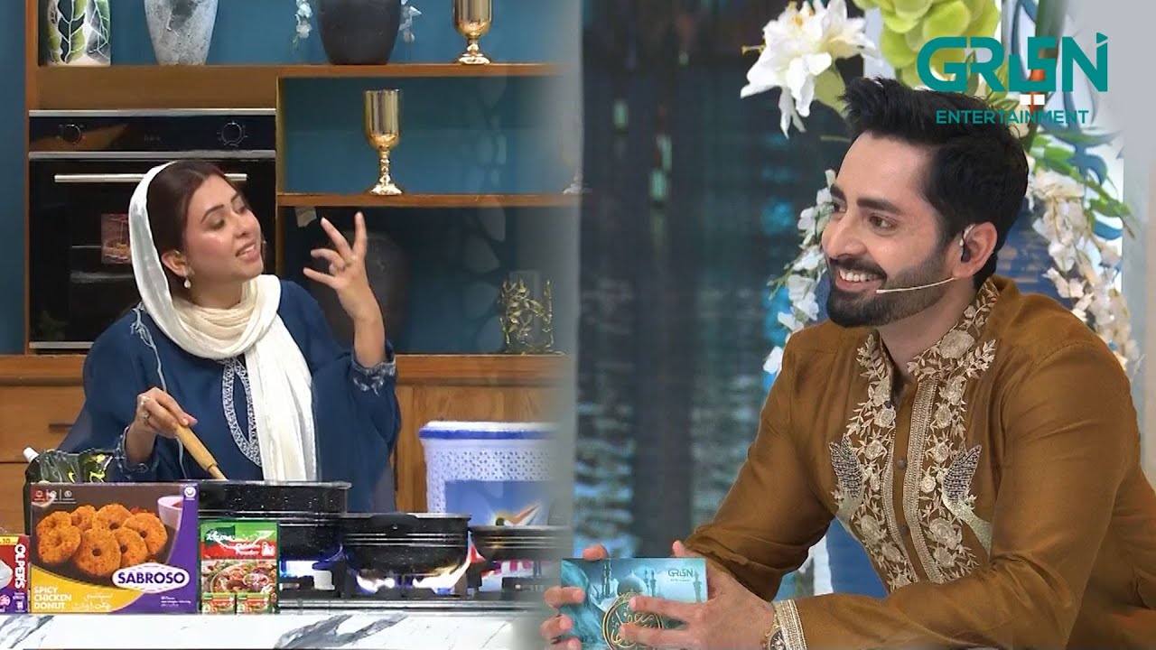 Rabia Anum Favourite Dessert 😜🤤 Mehfil e Ramzan - Danish Taimoor - Rabia Anum