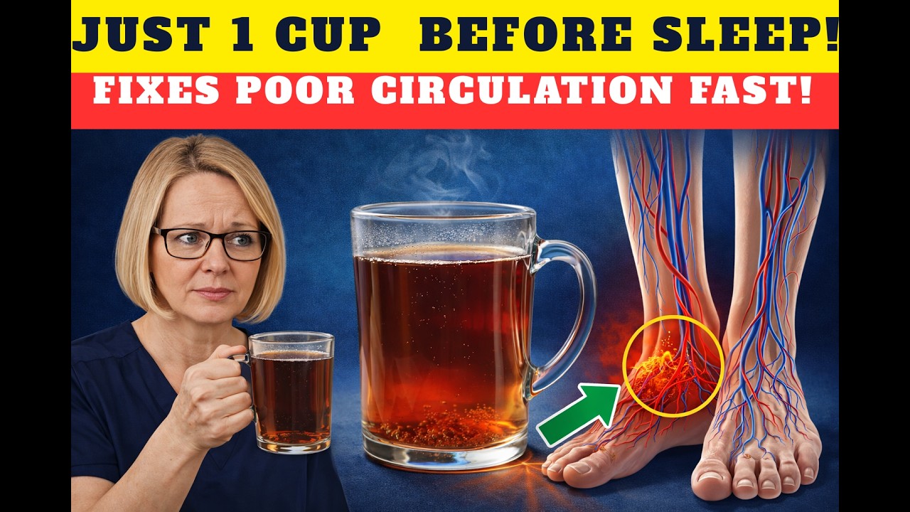 Over 60? Drink THIS to Boost Leg Blood Flow Fast | Senior Health Guide