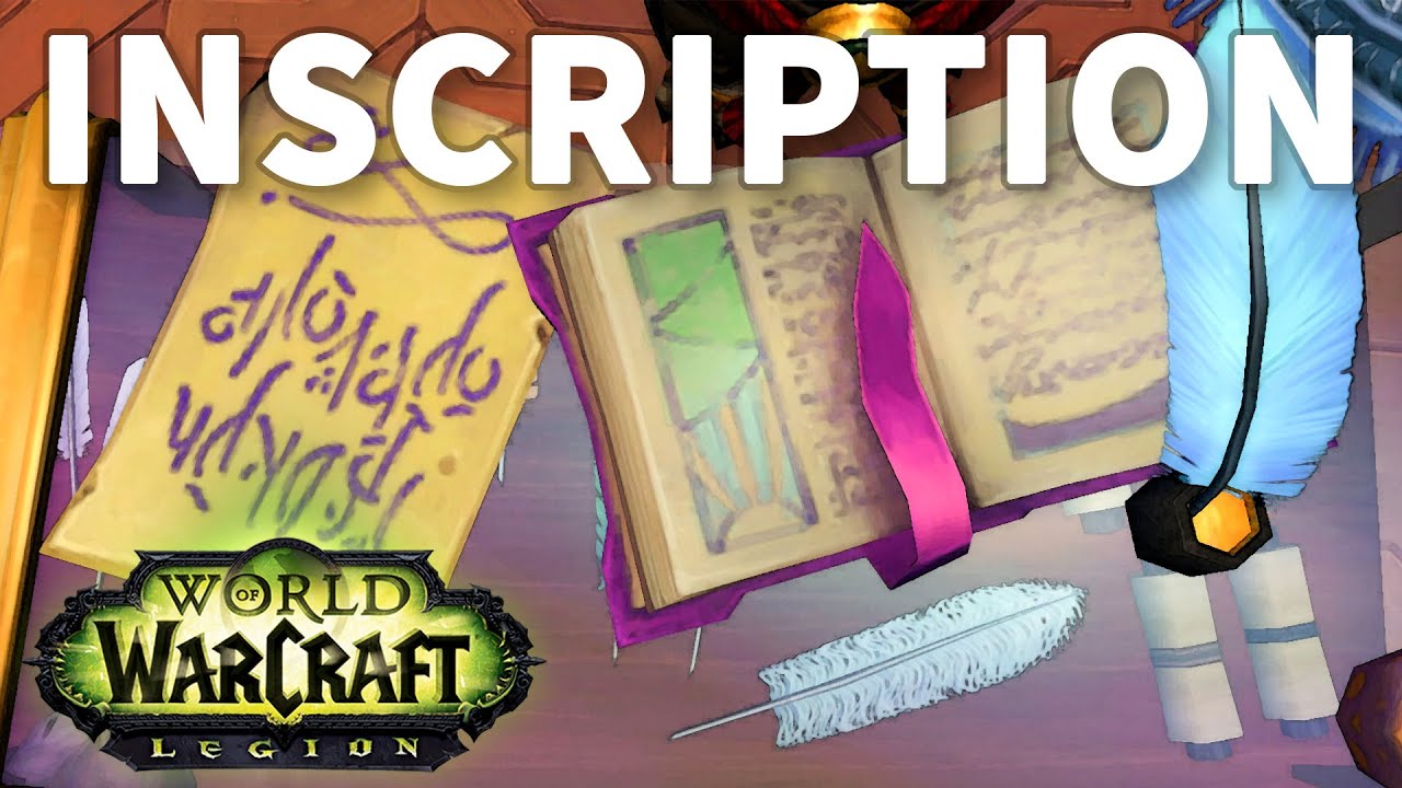 Where is Inscription Trainer Dalaran Legion WoW Professor Pallin